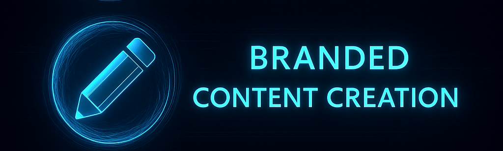 Branded Content Creation Icon